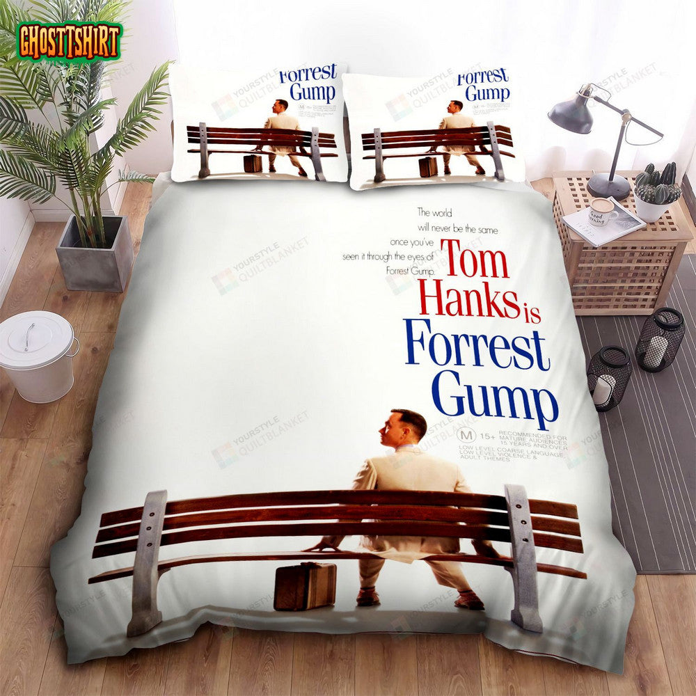 Forrest Gump Original Movie Poster Bed Sheet Spread Duvet Cover Bedding Set