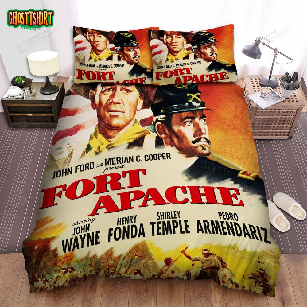 Fort Apache Movie Poster Bed Sheets Spread Comforter Duvet Cover Bedding Set Ver 3