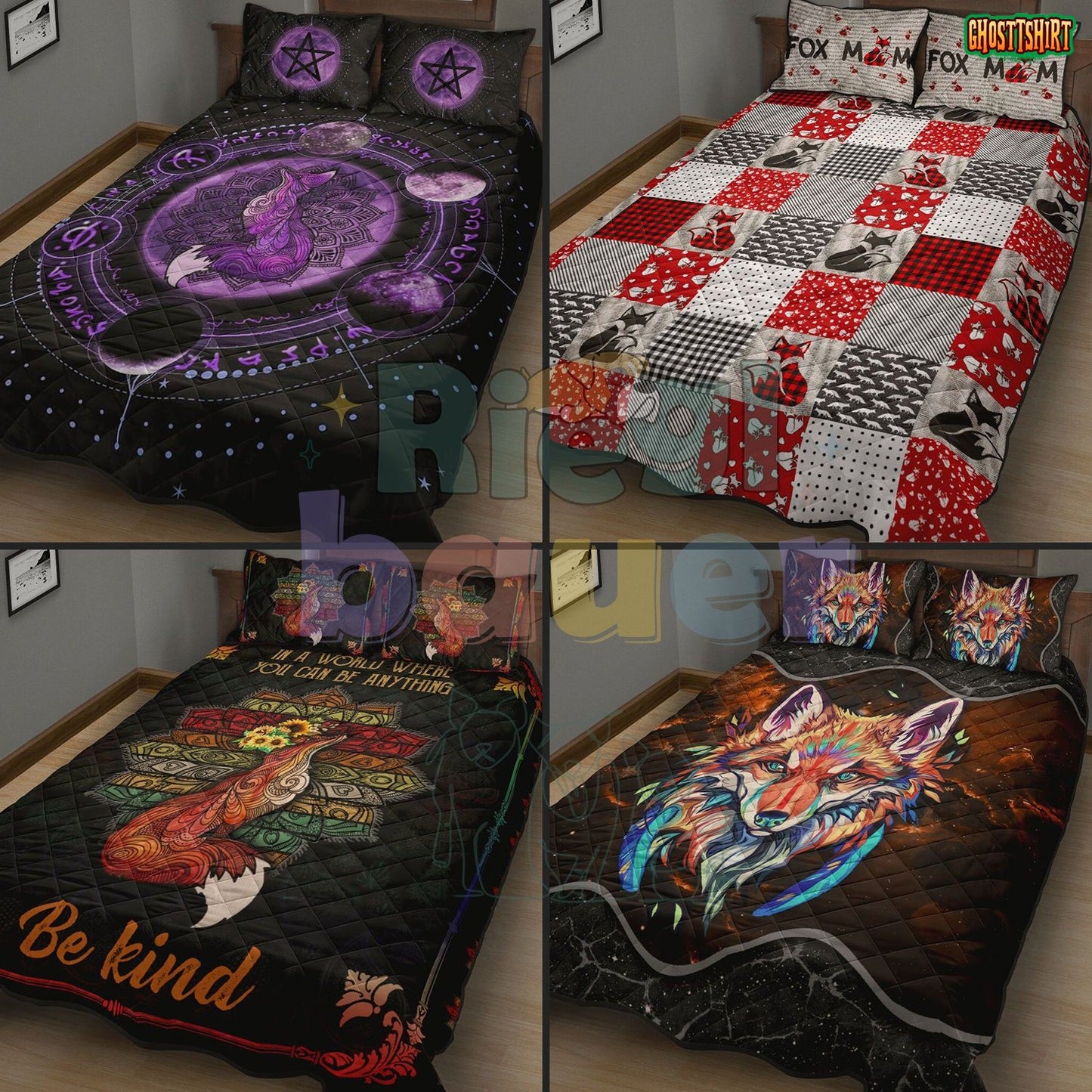 Fox Honey Bedding Set