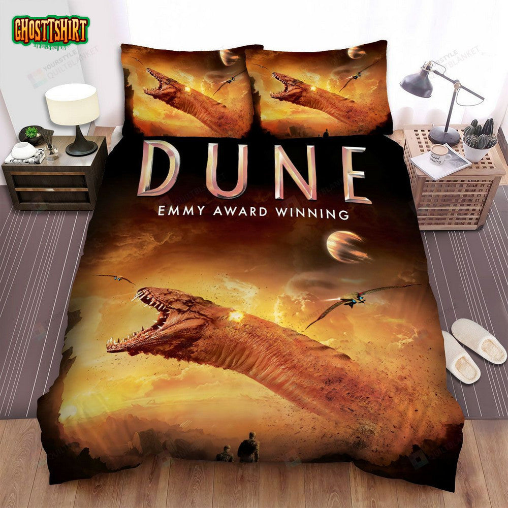 Frank Herbert's Dune Monster Poster Bed Sheets Spread Comforter Duvet Cover Bedding Set