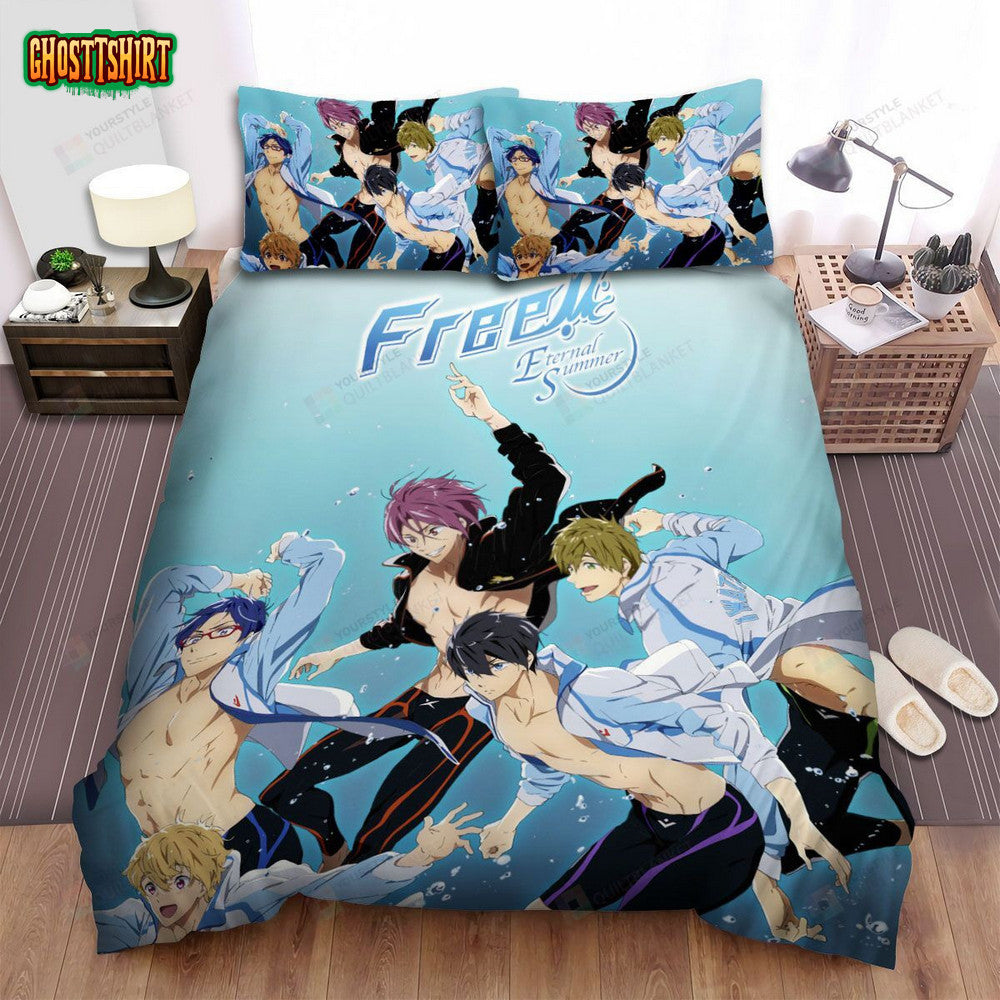Free! Eternal Summer Characters Bed Sheets Spread Comforter Duvet Cover Bedding Set