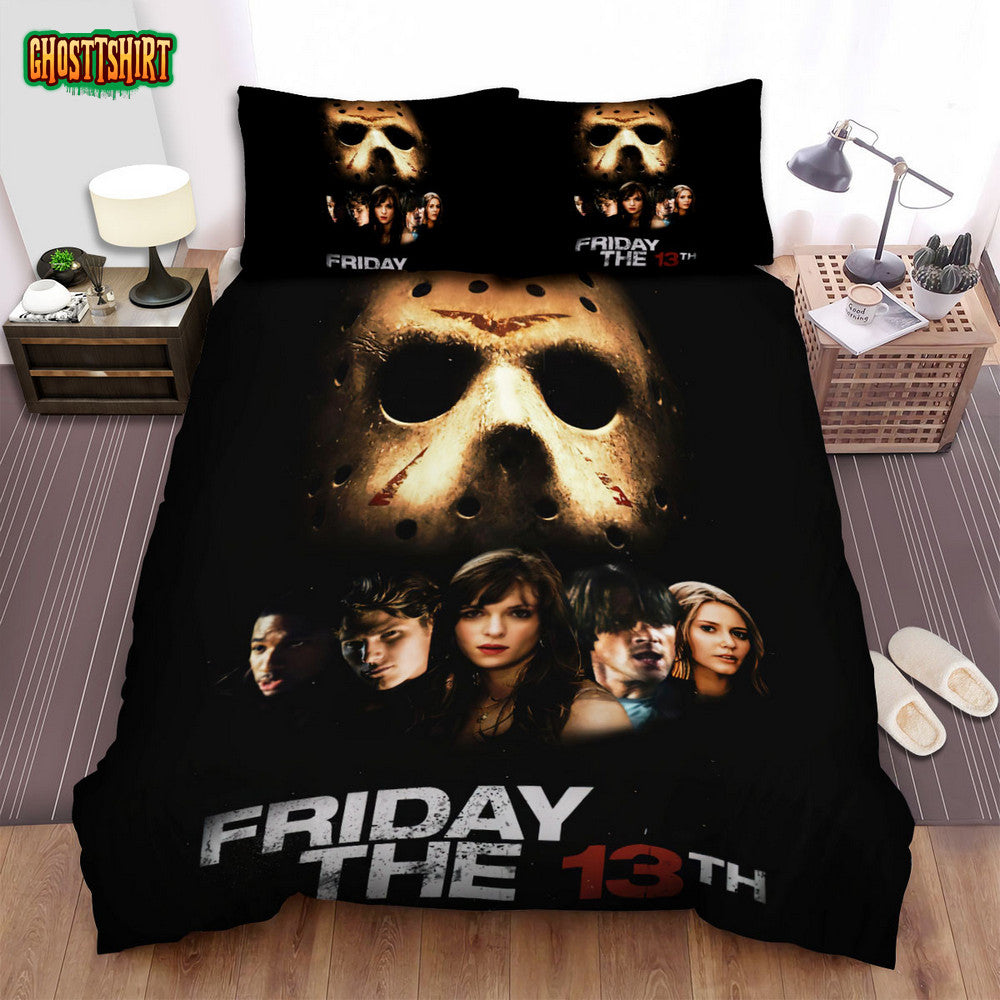 Friday The 13th (2009) Poster Ver 3 Bed Sheets Spread Comforter Duvet Cover Bedding Set