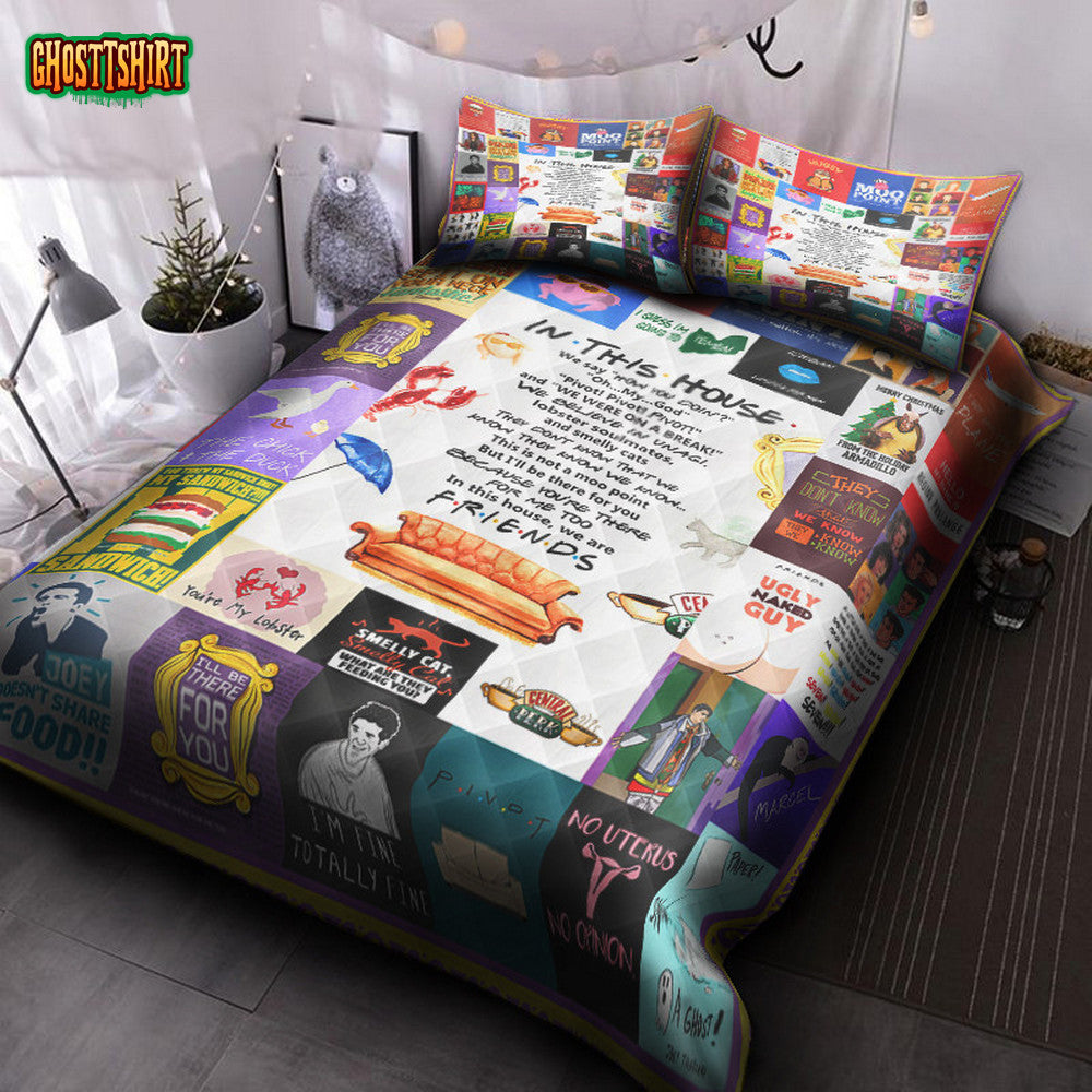 Friends Collage Bedding Set