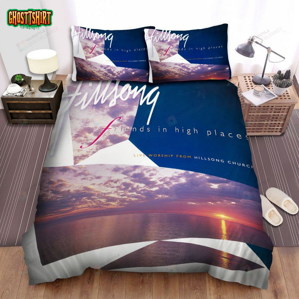 Friends High Places Hillsong Worship Bed Sheets Spread Comforter Duvet Cover Bedding Set