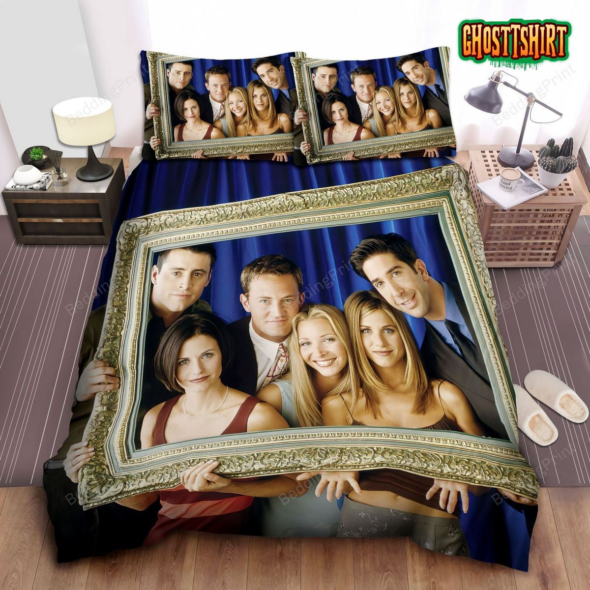 Friends Reunion In A Picture Frame Bed Sheets Duvet Cover Bedding Set