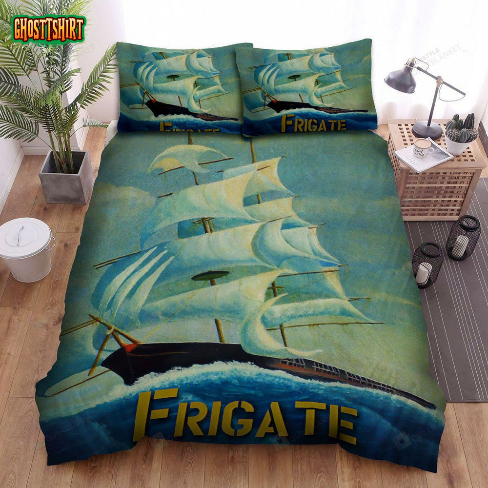 Frigate Band , Cover Art Bed Sheets Spread Duvet Cover Bedding Set