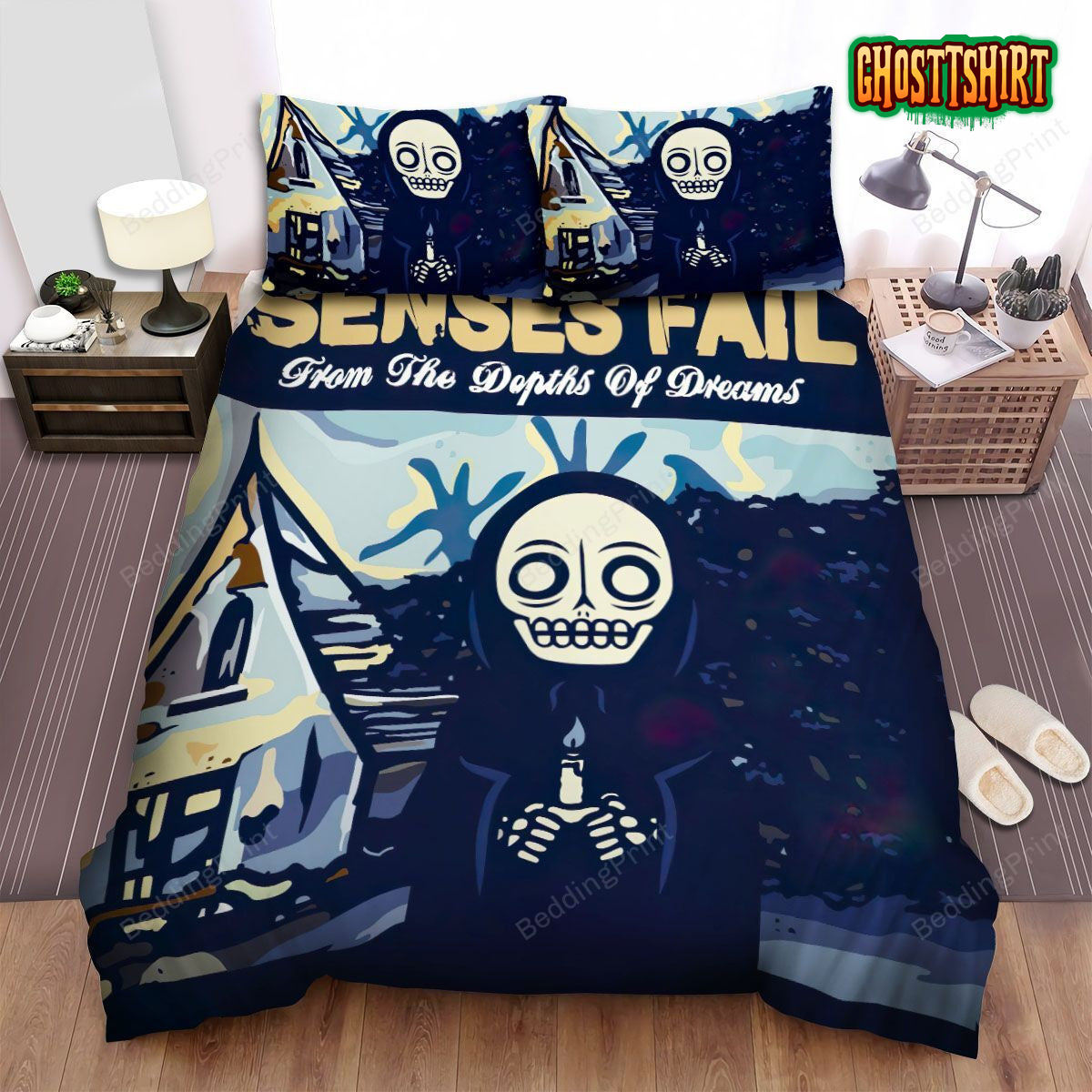From The Depths Of Dreams Senses Fail Bed Sheets Duvet Cover Bedding Set