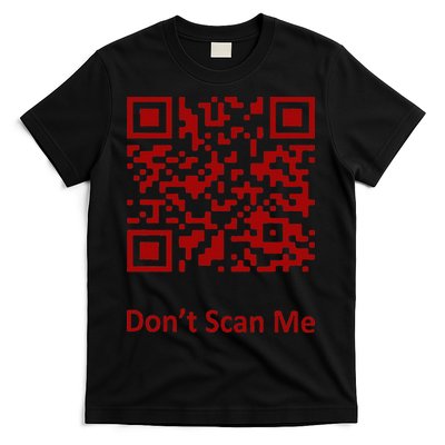 Funny Rick Roll Meme QR Code Scan for Laughs and Fun T-Shirt