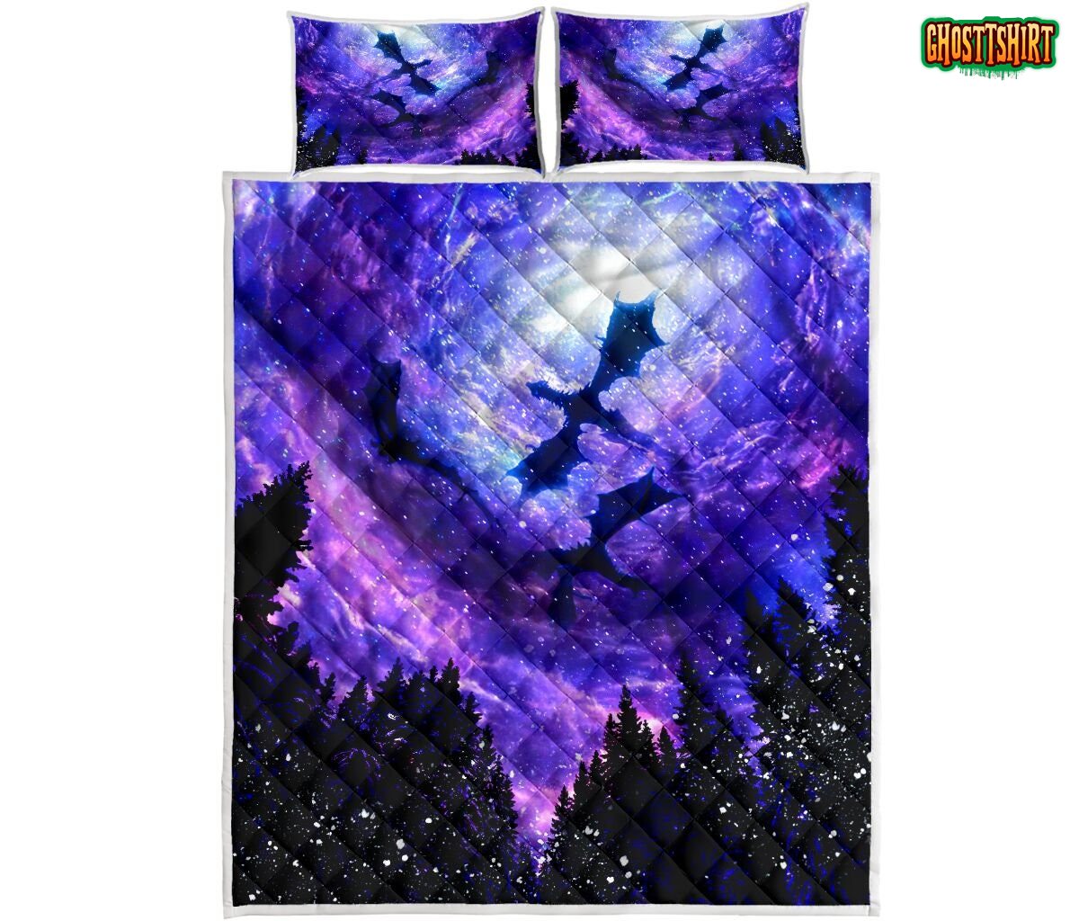 Galaxy Dragons Bedding Set