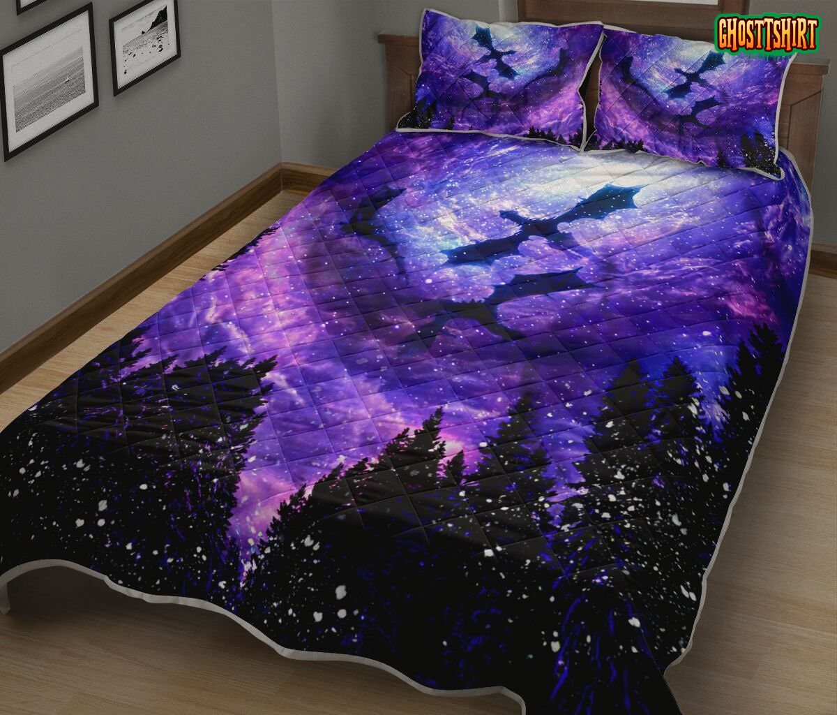 Galaxy Dragons Bedding Set