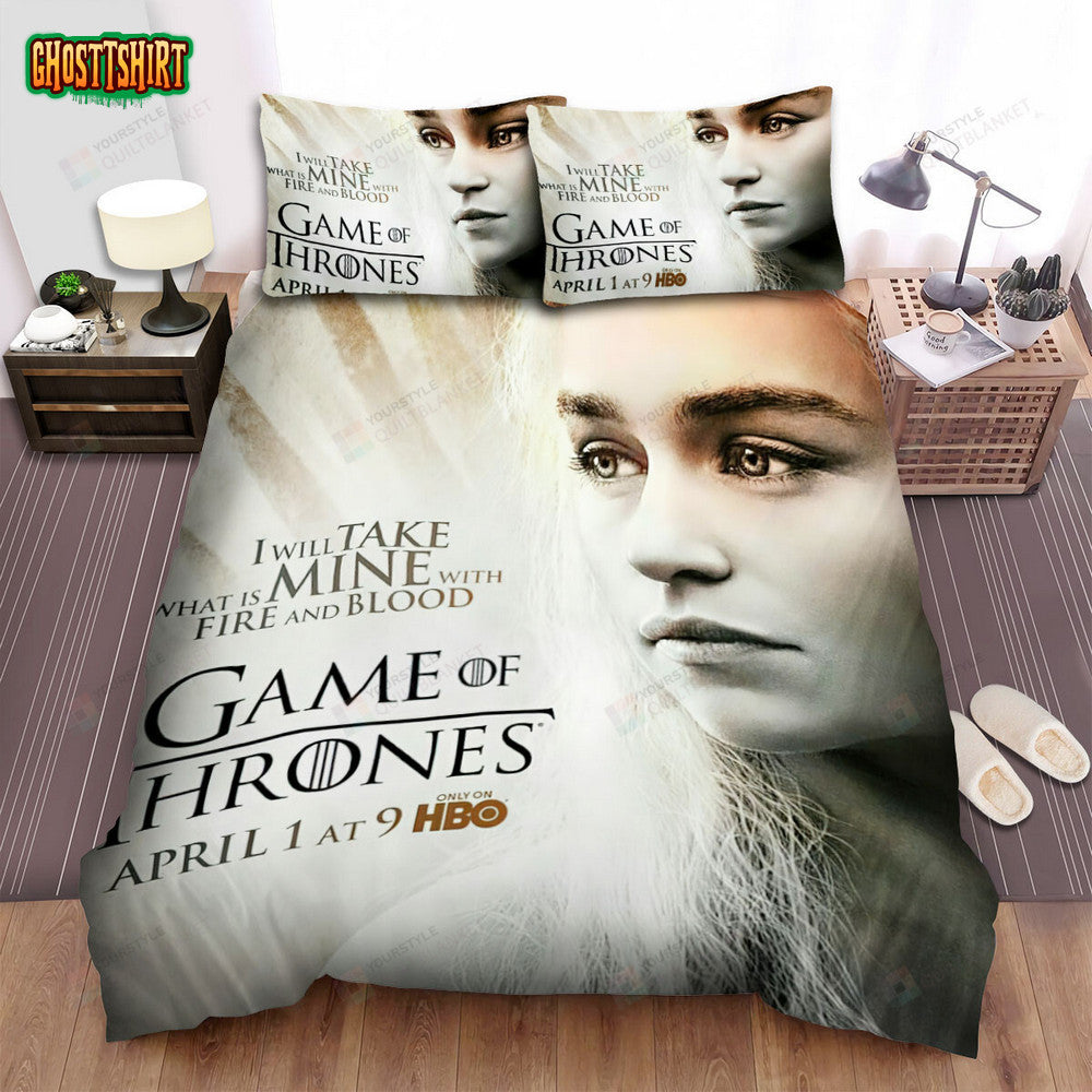 Game Of Thrones Movie Sad Face Poster Bed Sheets Duvet Cover Bedding Set