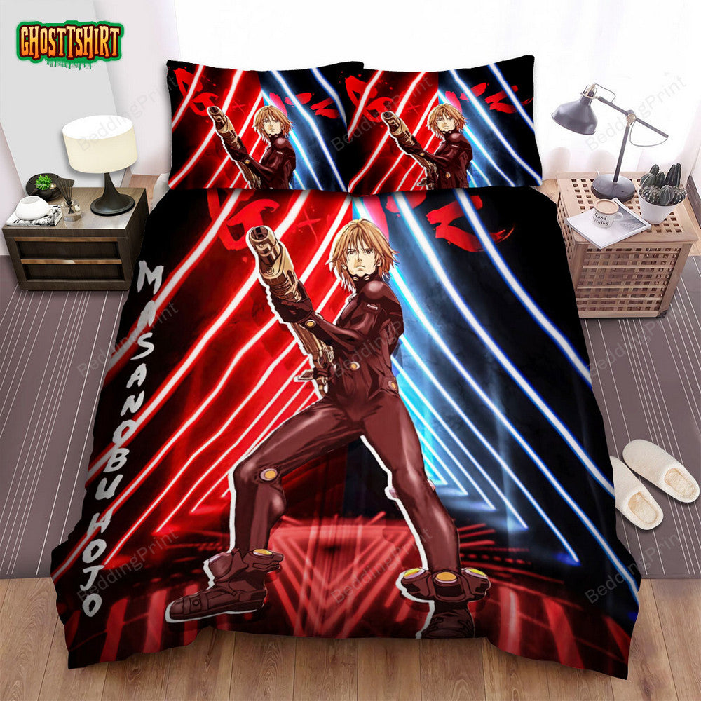 Gantz Masanobu Hojo Neon Poster Bed Sheets Spread Duvet Cover Bedding Set