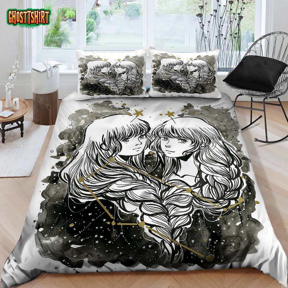 Gemini Bed Sheets Duvet Cover Bedding Set