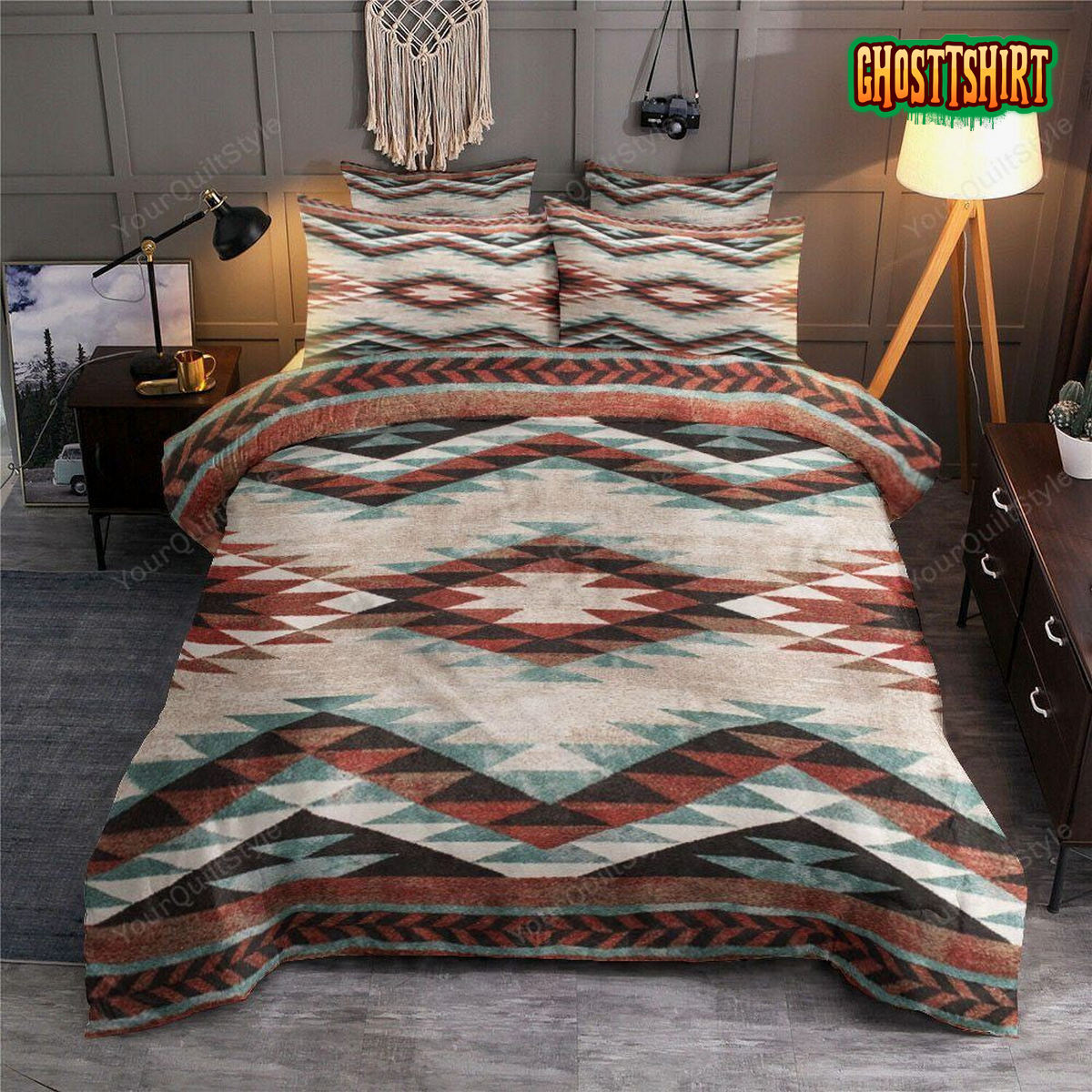 Geometric Southwest Sawtooth Bedding Set