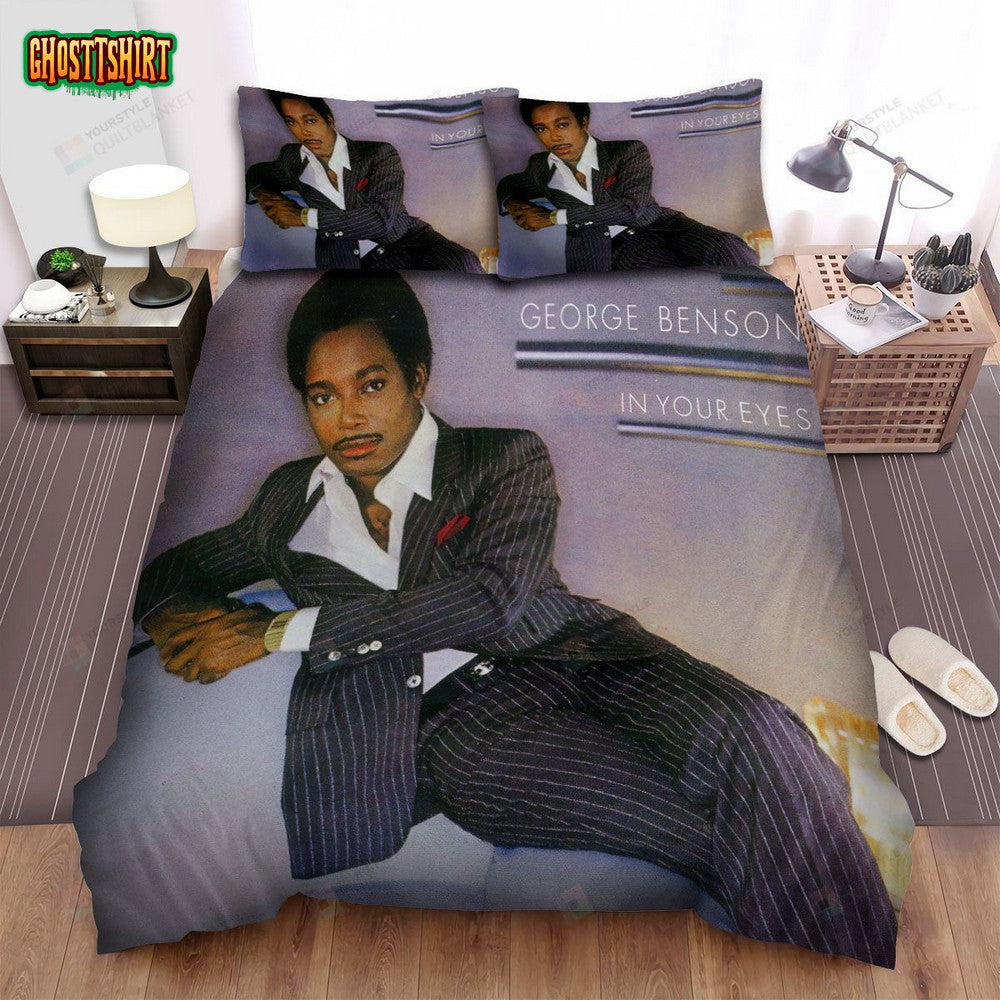 George Benson Album In Your Eyes Bed Sheets Spread Comforter Duvet Cover Bedding Set