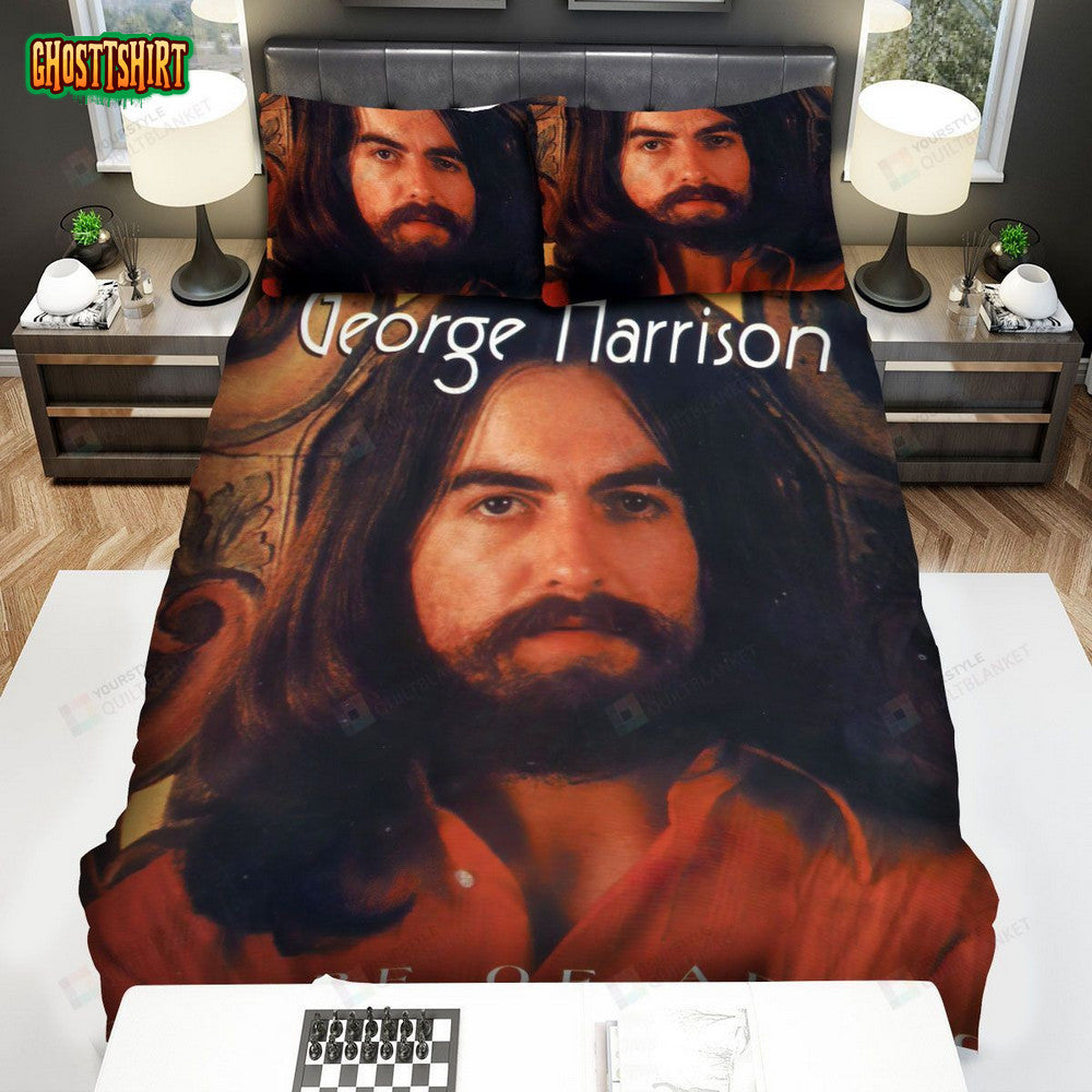 George Harrison Beware Of Abkco Album Cover Bed Sheets Spread Comforter Duvet Cover Bedding Set