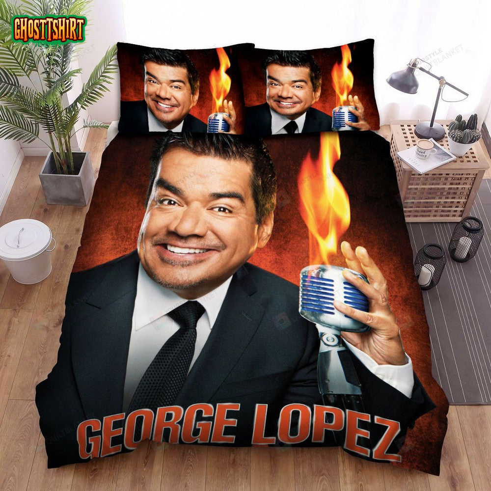 George Lopez It's Not Me It's You Poster Bed Sheets Spread Comforter Duvet Cover Bedding Set