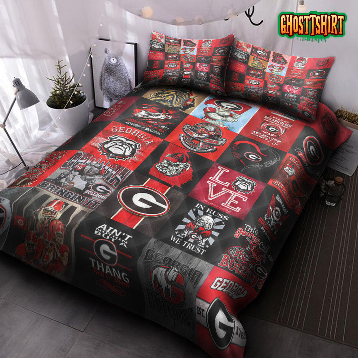 Georgia Bulldogs Football Bedding Set