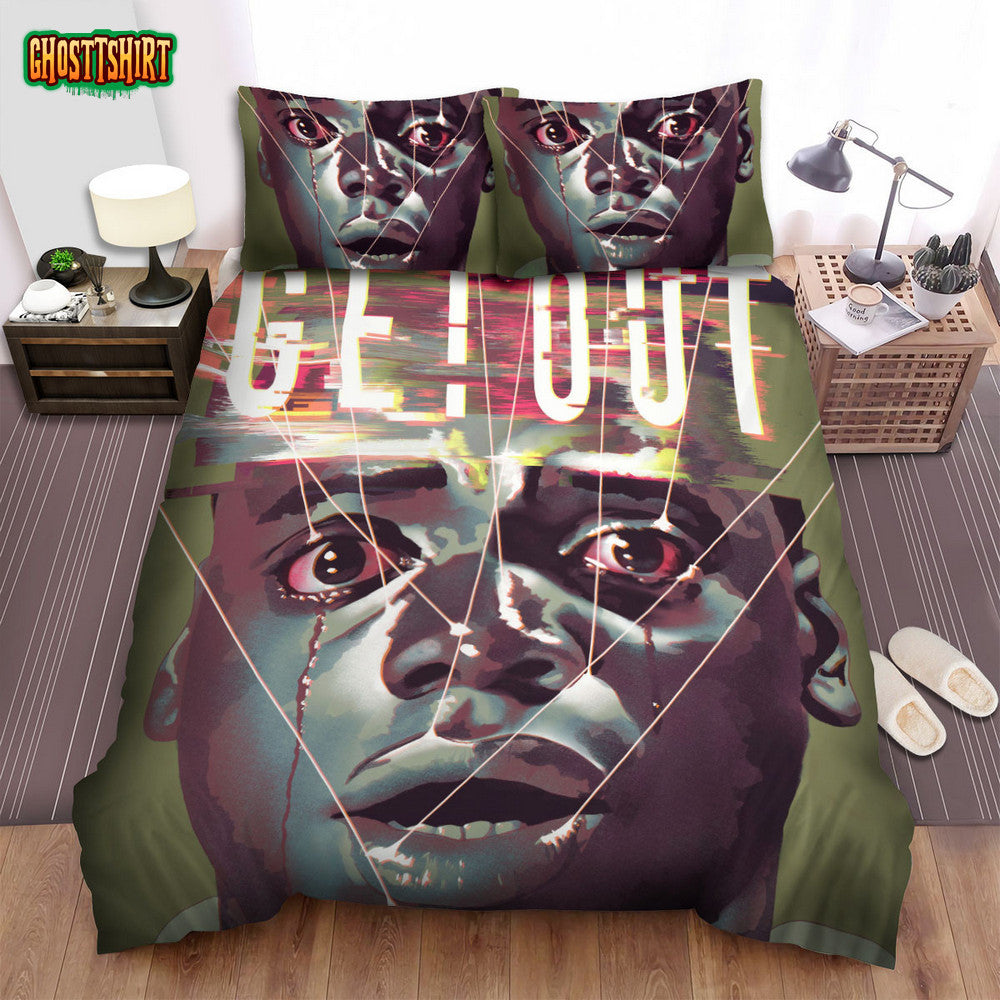 Get Out (I) Movie Art Bed Sheets Spread Comforter Duvet Cover Bedding Set Ver 14