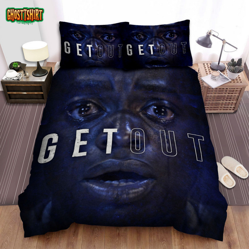 Get Out (I) Movie Poster Bed Sheets Spread Comforter Duvet Cover Bedding Set Ver 10