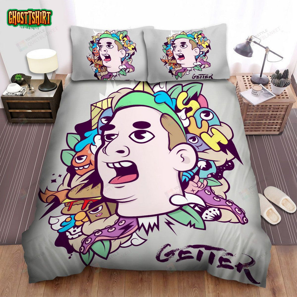 Getter Album Cover Fanart Bed Sheets Spread Comforter Duvet Cover Bedding Set