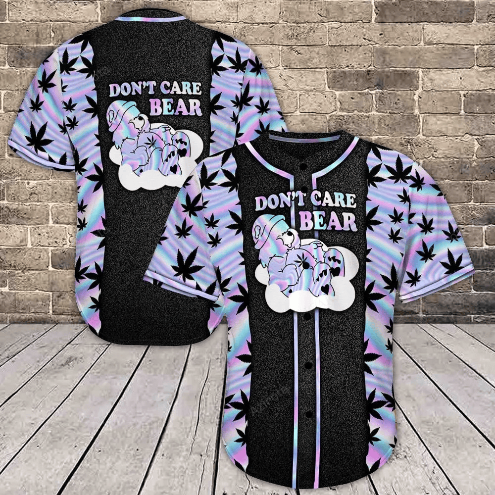 Weed Baseball Jersey Shirt 10