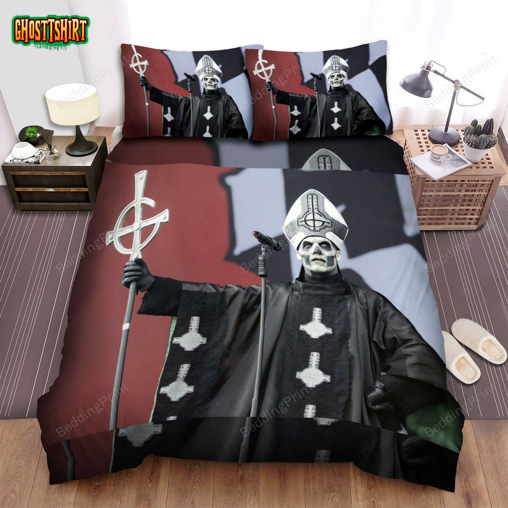 Ghost Music Band And Mic Bed Sheets Duvet Cover Bedding Set