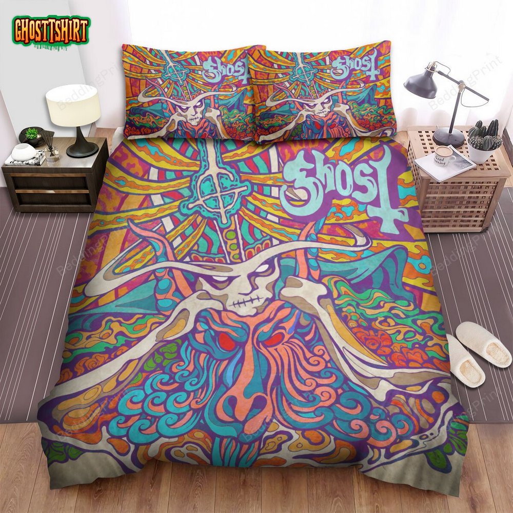 Ghost Music Band In Color Painting Bed Sheets Duvet Cover Bedding Set