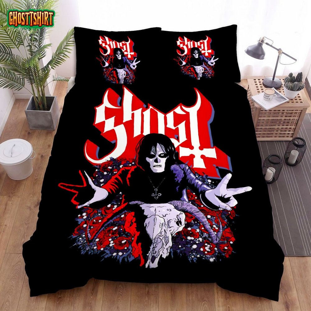 Ghost Music Band Poster Bed Sheets Duvet Cover Bedding Set