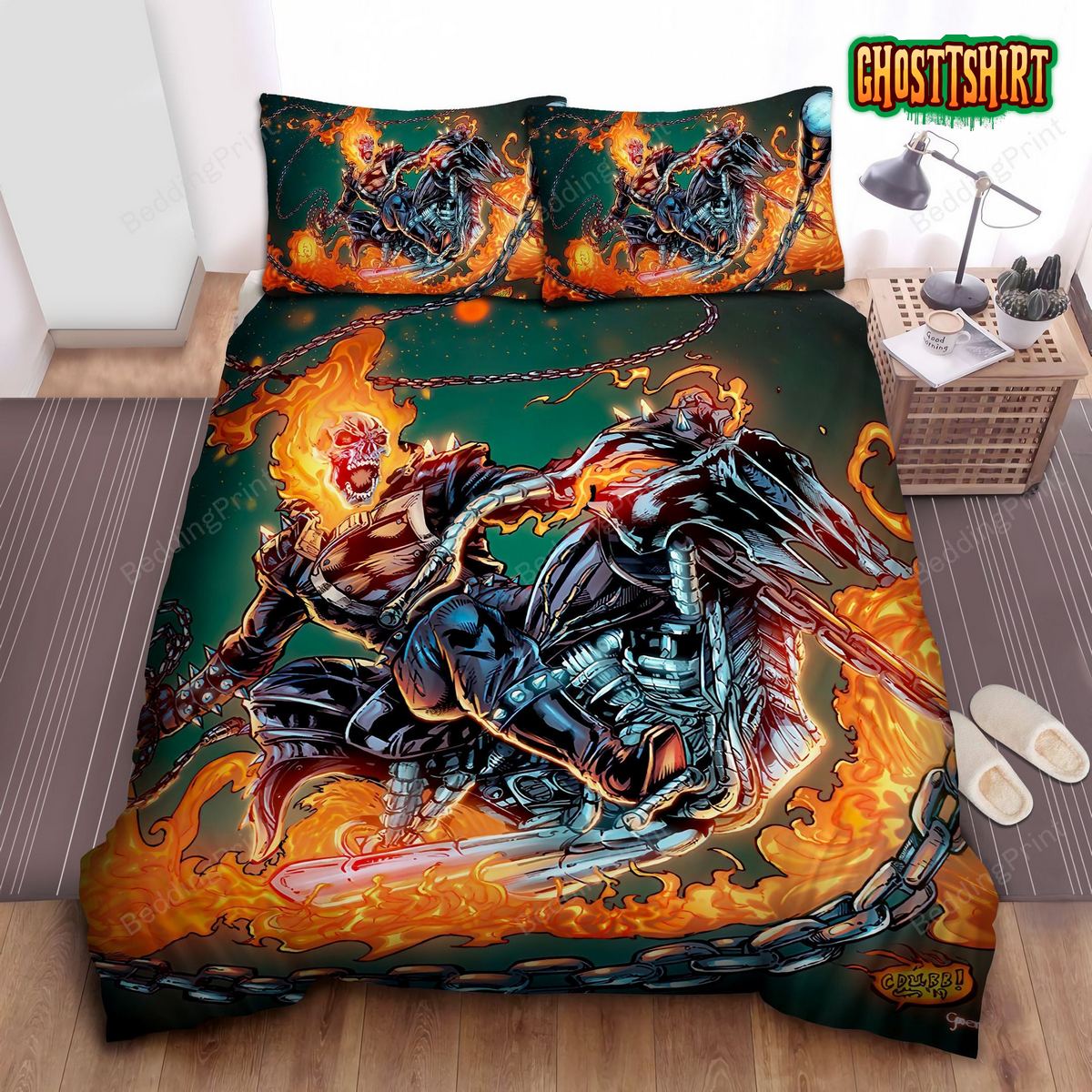 Ghost Rider Deviantart Bed Sheets Duvet Cover Bedding Set