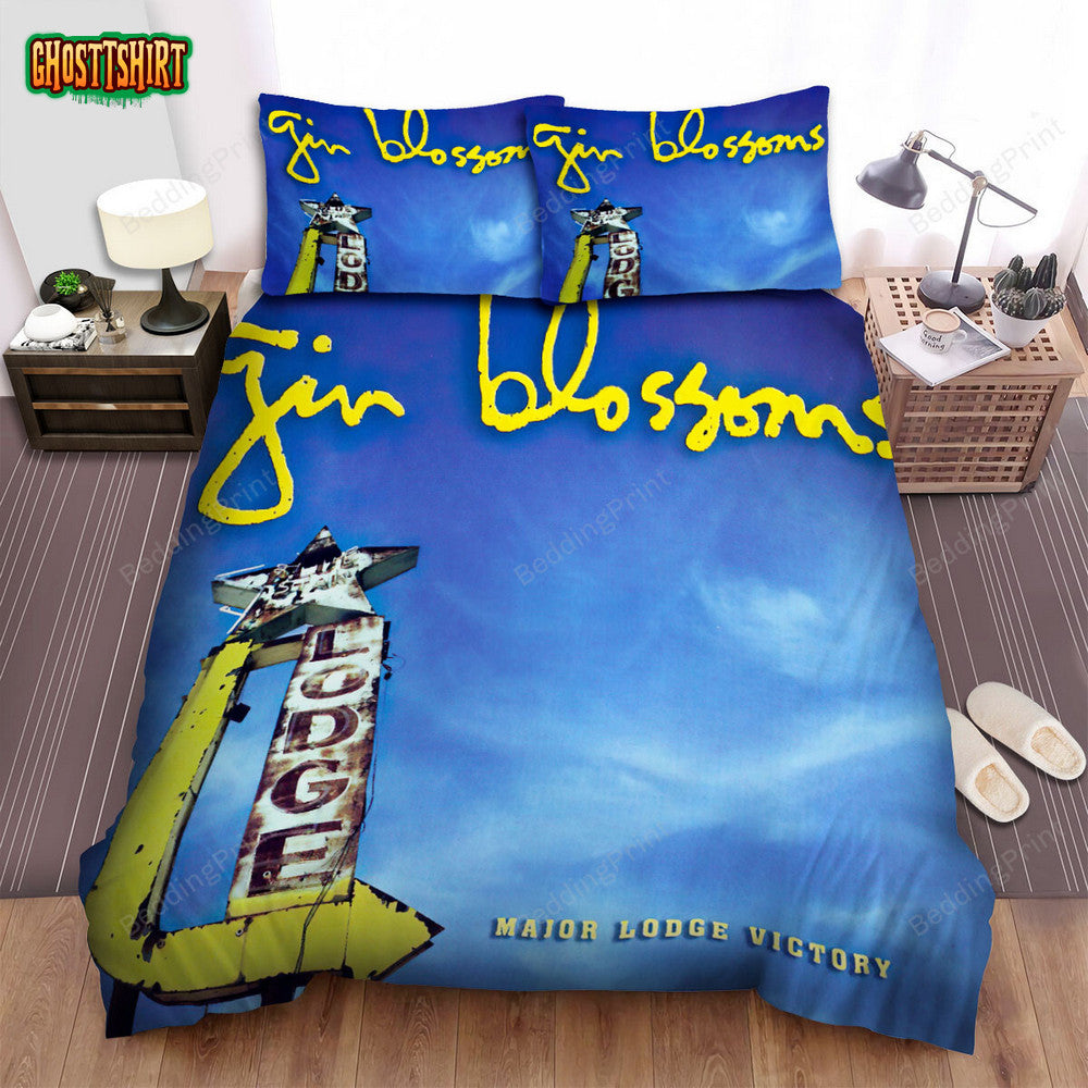 Gin Blossoms Major Lodge Victory Album With Blue Cloud Bed Sheets Duvet Cover Bedding Set