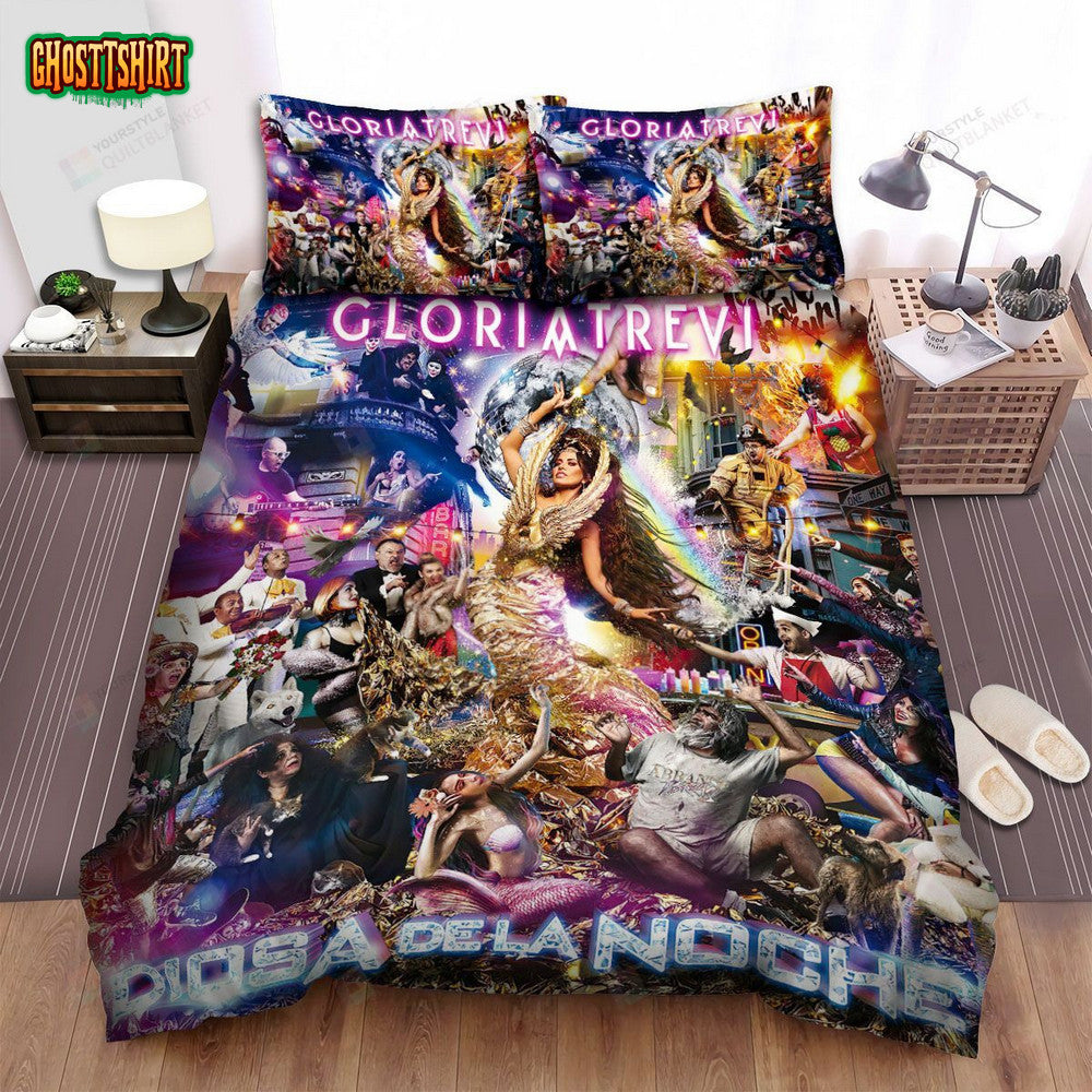 Gloria Trevi Album Diosa De La Noche Bed Sheets Spread Comforter Duvet Cover Bedding Set
