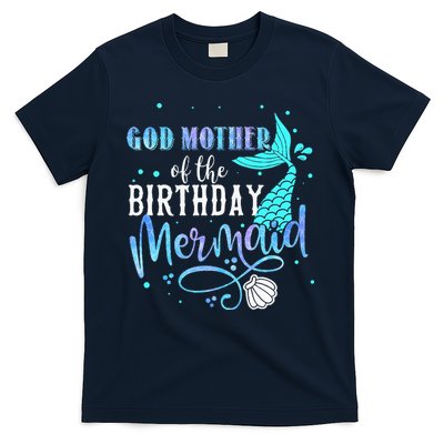 GOD MOTHER Of The Birthday Mermaid Matching Family Party T-Shirt