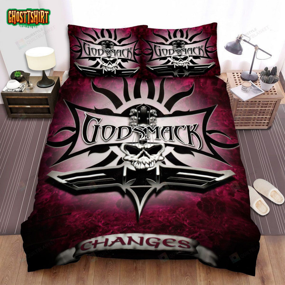 Godsmack Album Cover Changes Bed Sheets Spread Comforter Duvet Cover Bedding Set