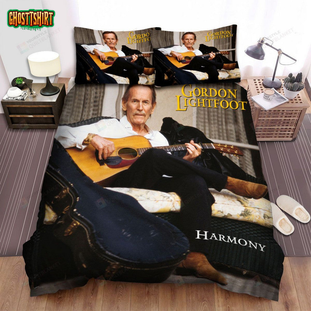 Gordon Lightfoot Album Harmony Bed Sheets Spread Comforter Duvet Cover Bedding Set