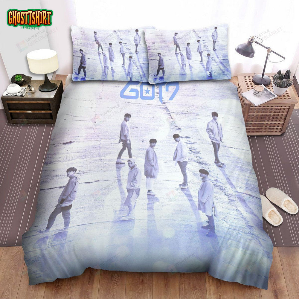 Got7 Flight Log Departure Album Cover Bed Sheets Spread Comforter Duvet Cover Bedding Set