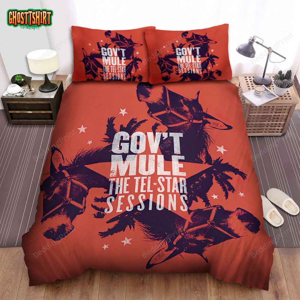 Gov't Mule Band Album The Tel -Star Sessions Bed Sheets Duvet Cover Bedding Set