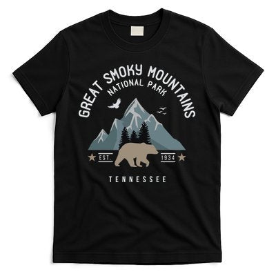 Great Smoky Mountains National Park Tennessee Camping T-Shirt
