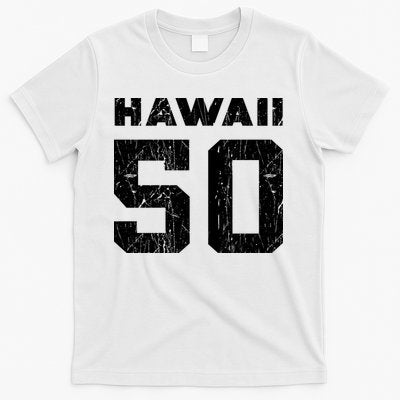 Hawaii 50 Birthday Hawaii 50th State Vintage T-Shirt