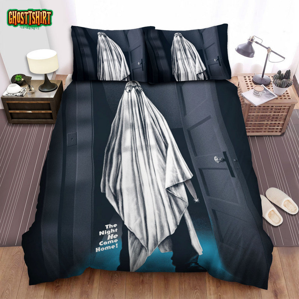 Halloween Movie Fake Ghost Bed Sheets Spread Comforter Duvet Cover Bedding Set