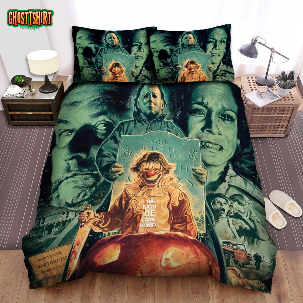 Halloween Movie Pumpkin Photobed Sheets Spread Comforter Duvet Cover Bedding Set