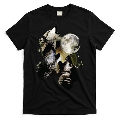 Howling At The Moon Wolves Wolf Animal T-Shirt