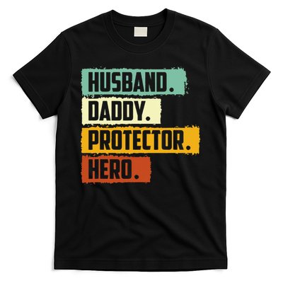 Husband Daddy Protector Hero T-Shirt