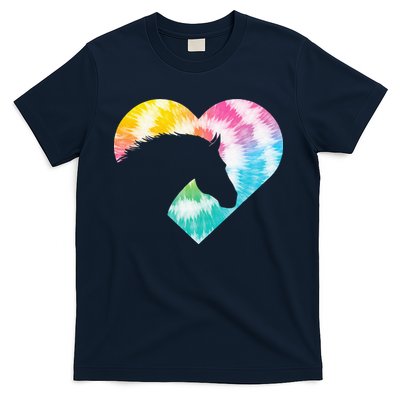 Horse Heart Shaped Animal Lover Horseback Rider T-Shirt