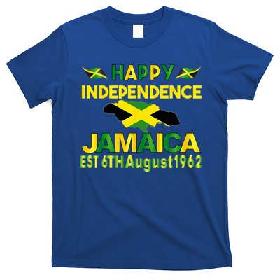 Happy Independence Jamaica Day Jamaican Flag 1962 T-Shirt