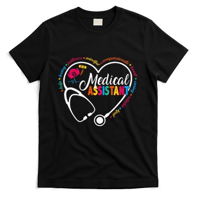 Heart Stethoscope Medical Assistant T-Shirt