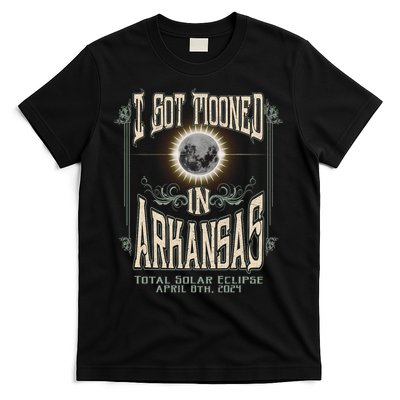 I Got Mooned In Arkansas Total Solar Eclipse 2024 T-Shirt
