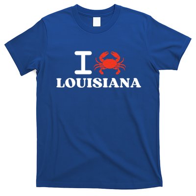 I Love Louisiana Crab Shellfish National Seafood Month Gift T-Shirt