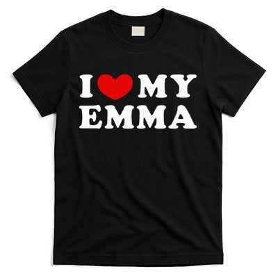 I Love My Emma I Heart My Emma T-Shirt