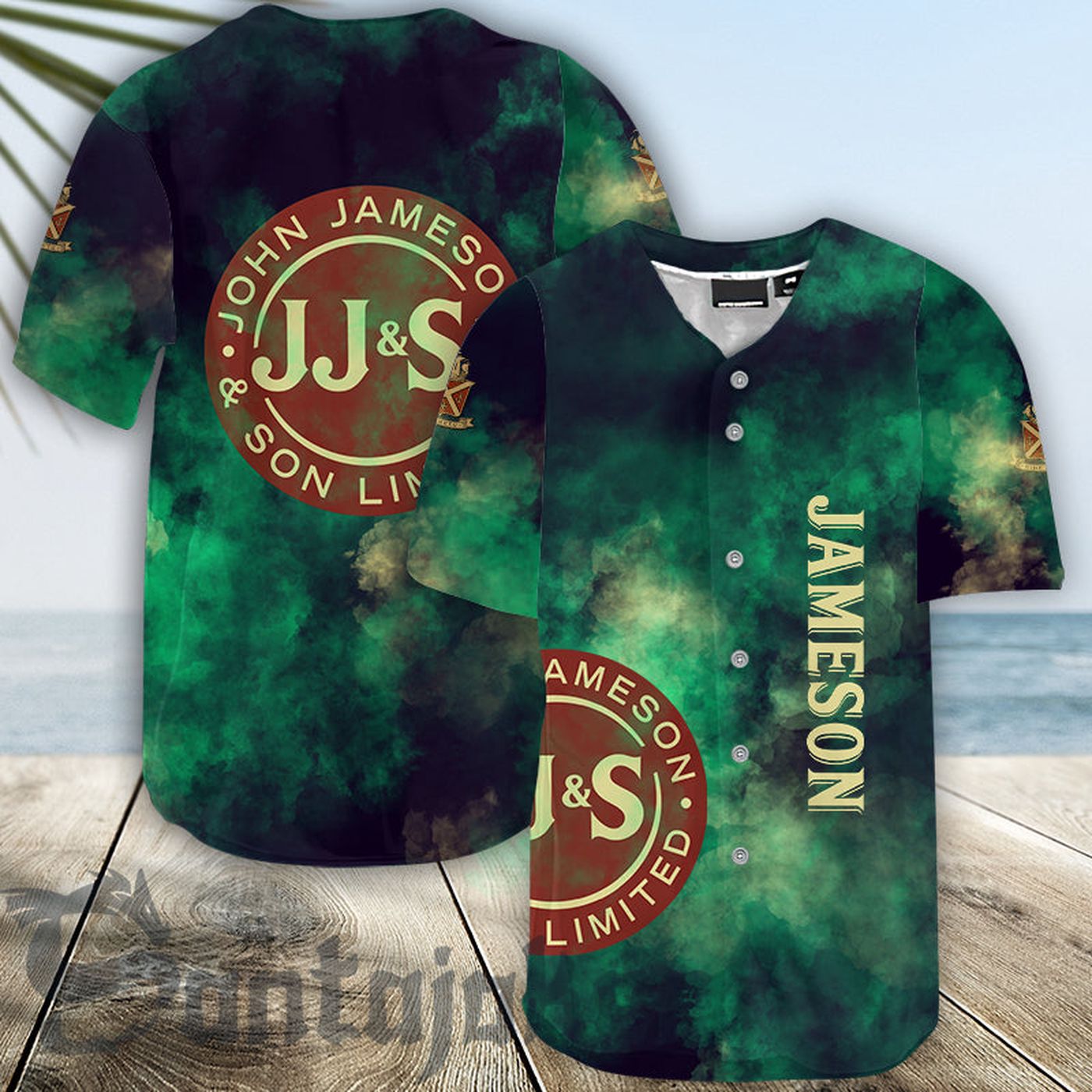 Jameson Colorful Smoke Baseball Jersey - Gift for Men Women - Gift for Men Women - lylyprint.com